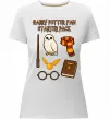 Жіноча преміум футболка Harry Potter fan starter pack Білий фото