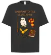 Футболка Оверсайз Harry Potter fan starter pack Чорний фото