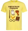 Мужская футболка Harry Potter fan starter pack Лимонный фото