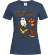 Жіноча футболка Harry Potter fan starter pack Темно-синій фото