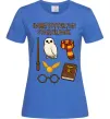 Жіноча футболка Harry Potter fan starter pack Яскраво-синій фото