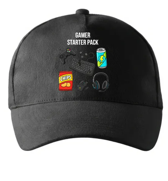 Кепка Gamer starter pack Черный фото