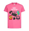 Дитяча футболка Gamer starter pack Яскраво-рожевий Дитяча футболка Gamer starter pack Яскраво-рожевий фото