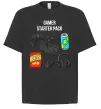 Футболка Оверсайз Gamer starter pack Чорний фото