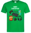 Мужская футболка Gamer starter pack Зеленый фото
