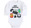 Дитячий бодік Gamer starter pack Білий фото