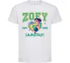Детская футболка Zoey Huntrix KPOP Demon Hunters Белый фото