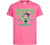 Детская футболка Zoey Huntrix KPOP Demon Hunters Ярко-розовый фото