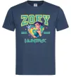 Мужская футболка Zoey Huntrix KPOP Demon Hunters Темно-синий фото