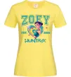 Женская футболка Zoey Huntrix KPOP Demon Hunters Лимонный фото