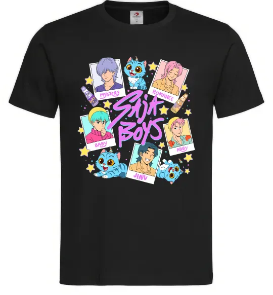 Мужская футболка Saja boys Demon Hunters Черный фото