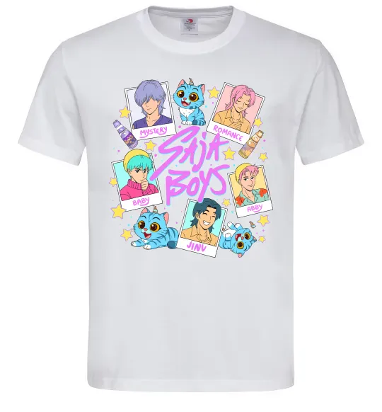 Мужская футболка Saja boys Demon Hunters Белый фото