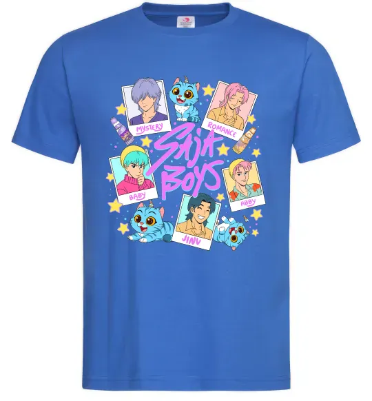 Мужская футболка Saja boys Demon Hunters Ярко-синий фото