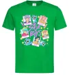 Мужская футболка Saja boys Demon Hunters Зеленый фото