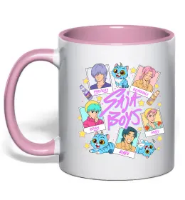 Чашка с цветной ручкой