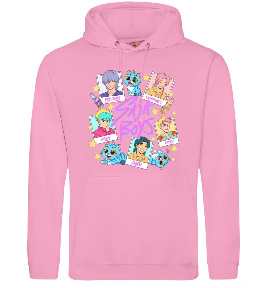 Чоловіча толстовка (худі) Saja boys Demon Hunters Рожевий фото