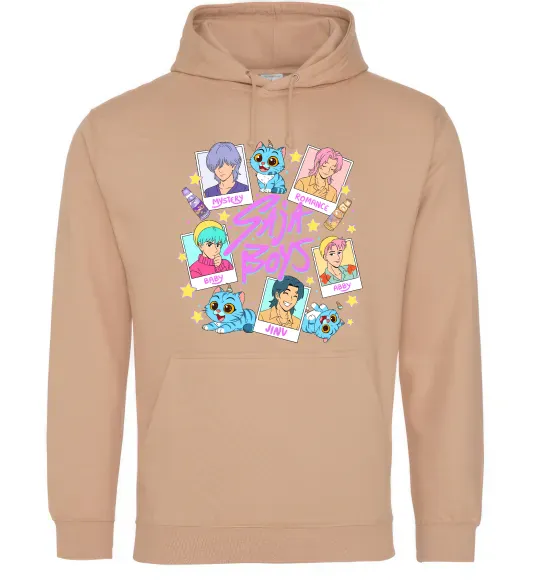 Мужская толстовка (худи) Saja boys Demon Hunters Песочный фото