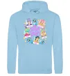 Чоловіча толстовка (худі) Saja boys Demon Hunters Блакитний фото