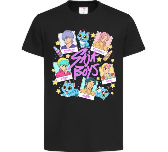 Детская футболка Saja boys Demon Hunters Черный фото