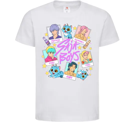 Детская футболка Saja boys Demon Hunters Белый фото