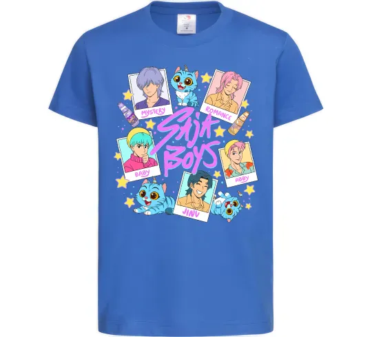 Детская футболка Saja boys Demon Hunters Ярко-синий фото