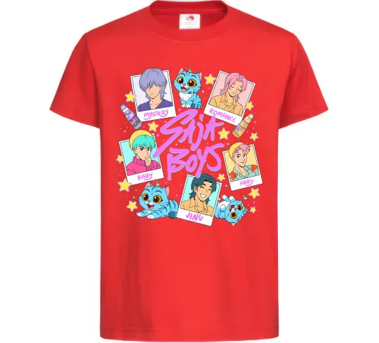 Детская футболка Saja boys Demon Hunters Красный фото