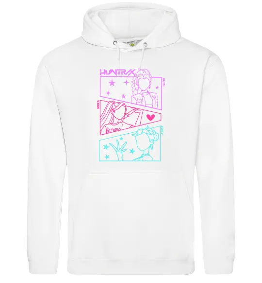 Мужская толстовка (худи) Rumi Mira Zoey Demon Hunters Белый фото