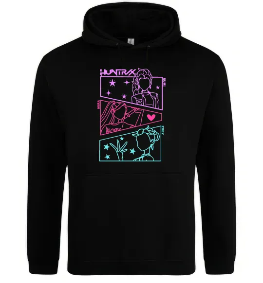 Женская толстовка (худи) Rumi Mira Zoey Demon Hunters Черный фото