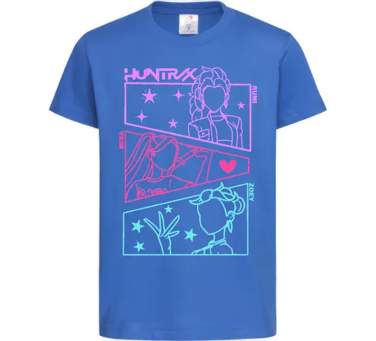 Детская футболка Rumi Mira Zoey Demon Hunters Ярко-синий фото