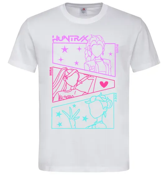 Мужская футболка Rumi Mira Zoey Demon Hunters Белый фото