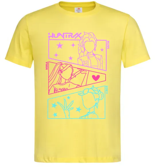 Мужская футболка Rumi Mira Zoey Demon Hunters Лимонный фото