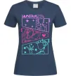 Женская футболка Rumi Mira Zoey Demon Hunters Темно-синий фото
