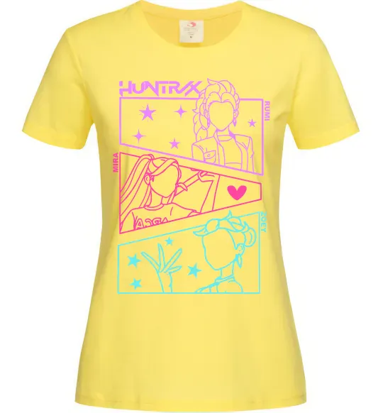 Женская футболка Rumi Mira Zoey Demon Hunters Лимонный фото