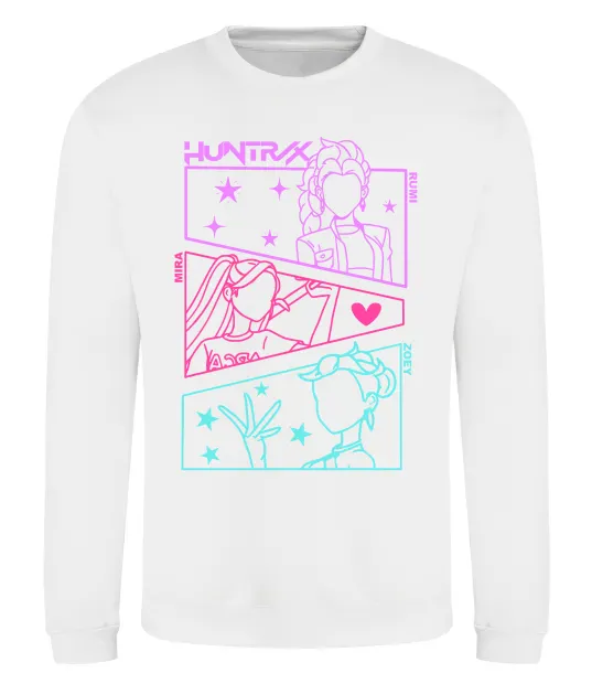 Свитшот Rumi Mira Zoey Demon Hunters Белый фото