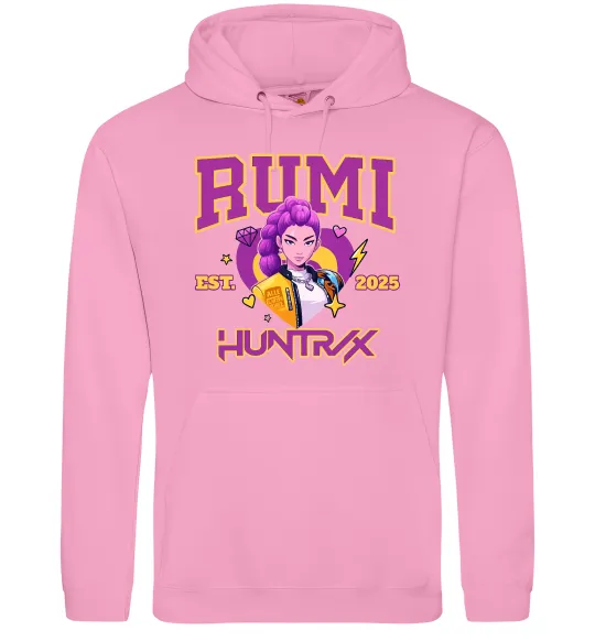 Женская толстовка (худи) Rumi Huntrix Розовый фото