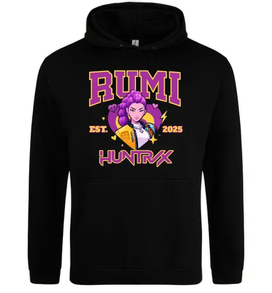 Женская толстовка (худи) Rumi Huntrix Черный фото