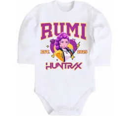 Детский боди Rumi Huntrix Белый фото