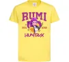 Детская футболка Rumi Huntrix Лимонный фото