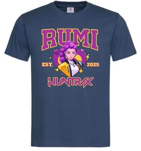 Мужская футболка Rumi Huntrix Темно-синий фото