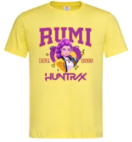 Мужская футболка Rumi Huntrix Лимонный Мужская футболка Rumi Huntrix Лимонный фото