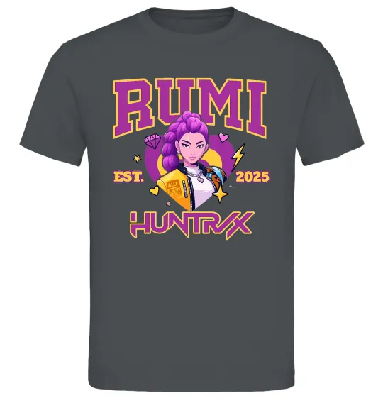 Мужская футболка Rumi Huntrix Графит фото