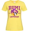 Женская футболка Rumi Huntrix Лимонный фото