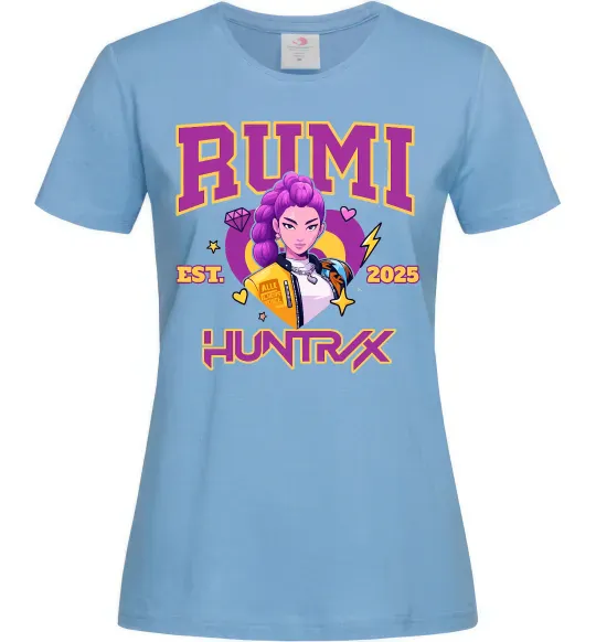 Женская футболка Rumi Huntrix Голубой фото