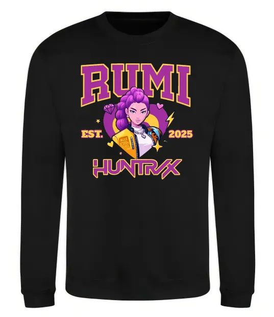 Свитшот Rumi Huntrix Черный фото