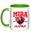 Чашка с цветной ручкой Mira Huntrix Зеленый фото