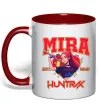 Чашка с цветной ручкой Mira Huntrix Красный фото