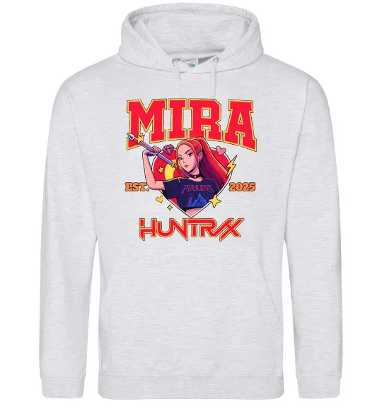 Чоловіча толстовка (худі) Mira Huntrix Сірий меланж фото