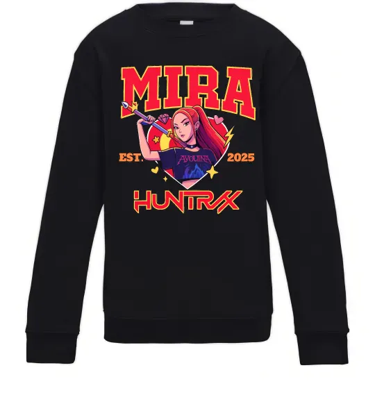 Детский Свитшот Mira Huntrix Черный фото