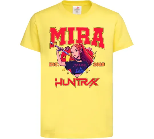 Детская футболка Mira Huntrix Лимонный фото
