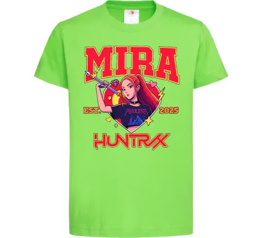 Детская футболка Mira Huntrix Лаймовый фото